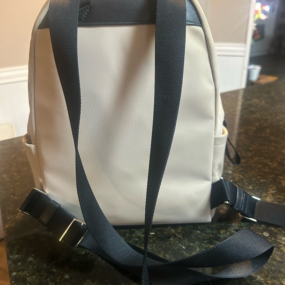 Kate Spade Cream Backpack with Black Straps - Picture 4 of 7